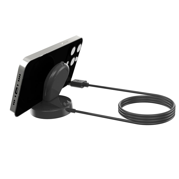 Plastik Amazfit GTR 4 USB Ladestation - Sort#serie_4