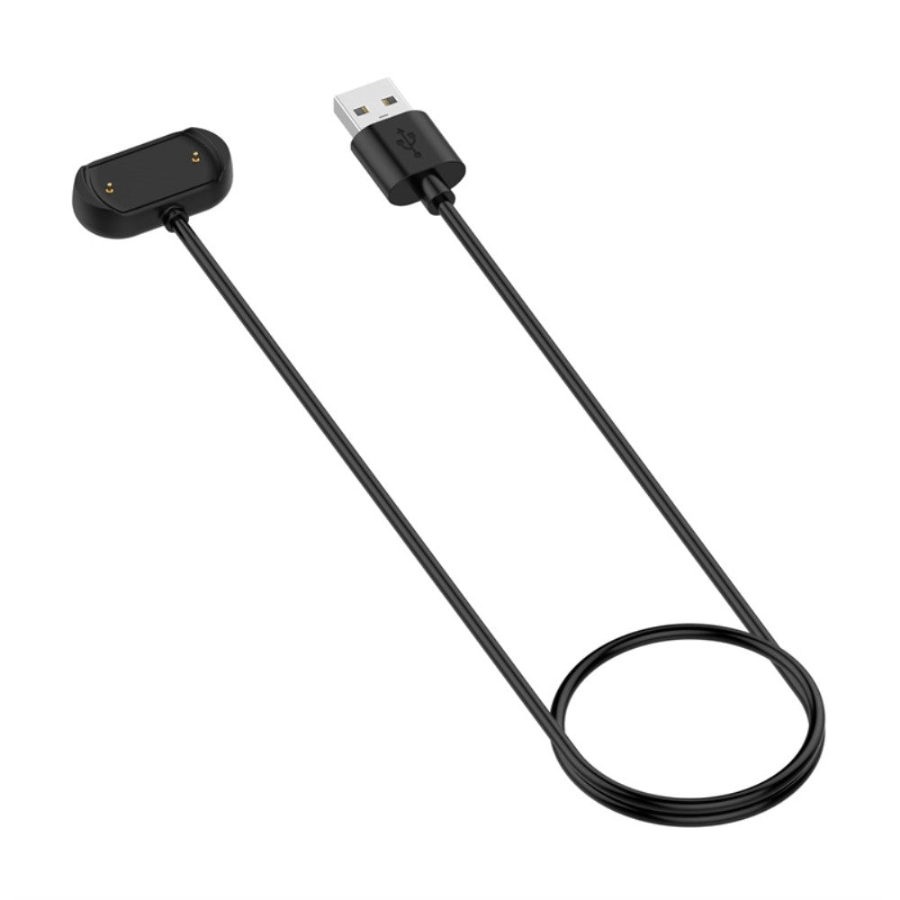 1m Universal Amazfit USB Opladningskabel - Sort#serie_5
