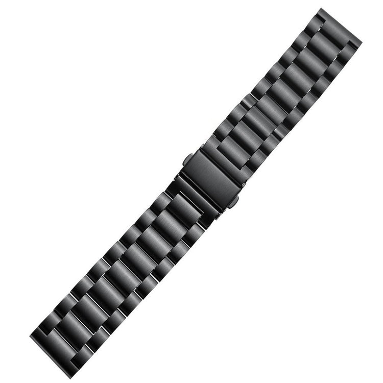 Meget flot Universal Fossil Metal Rem - Sort#serie_4