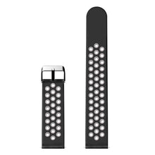 Slidstærk Universal Fossil Silikone Rem - Sort#serie_1