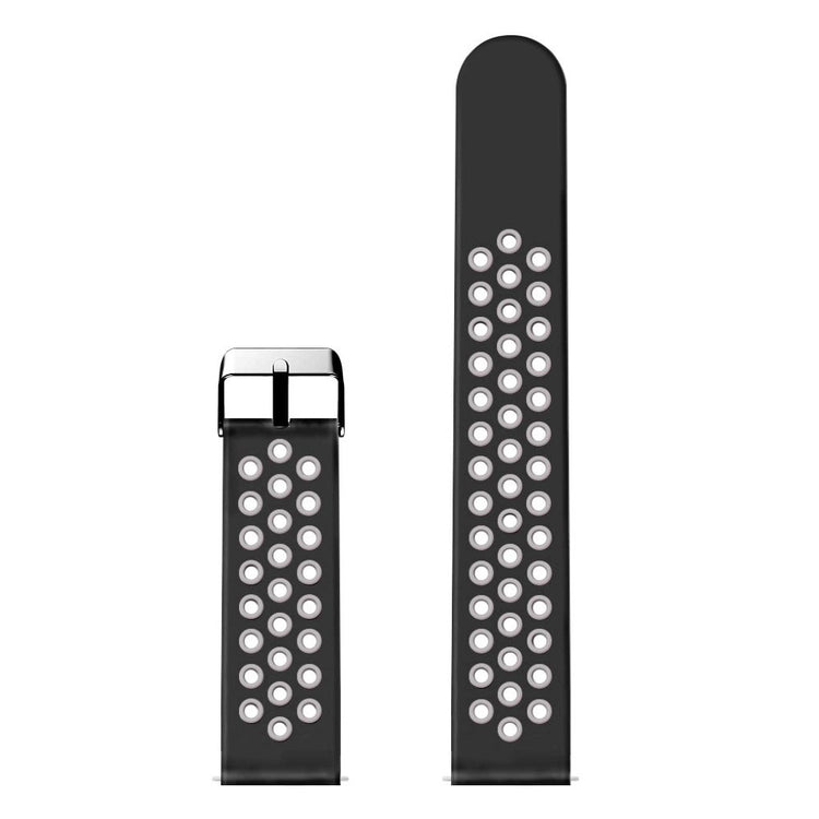 Slidstærk Universal Fossil Silikone Rem - Sort#serie_1