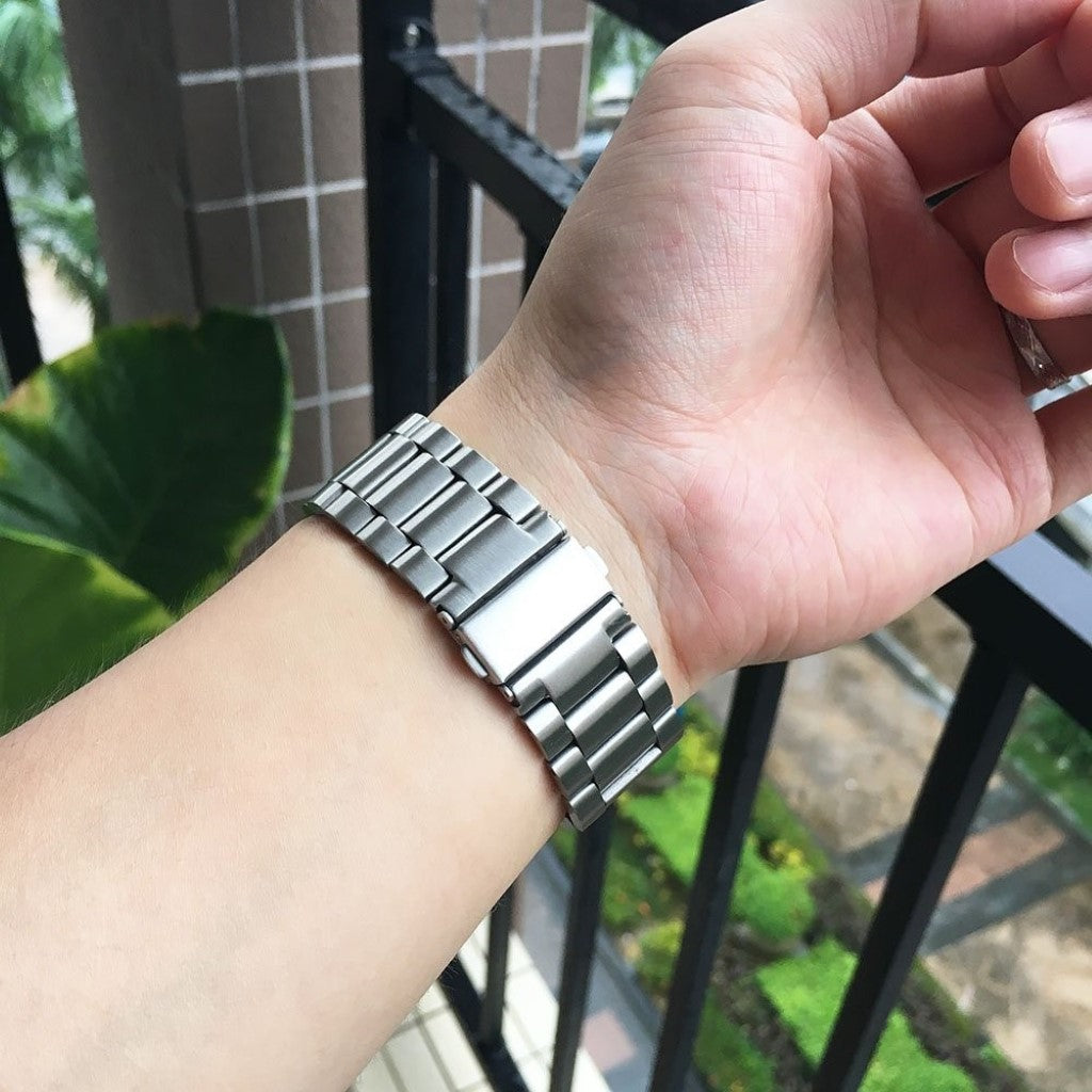  Fossil Gen 5 Carlyle HR / Fossil Gen 5 Julianna HR Metal Rem - Sølv#serie_8