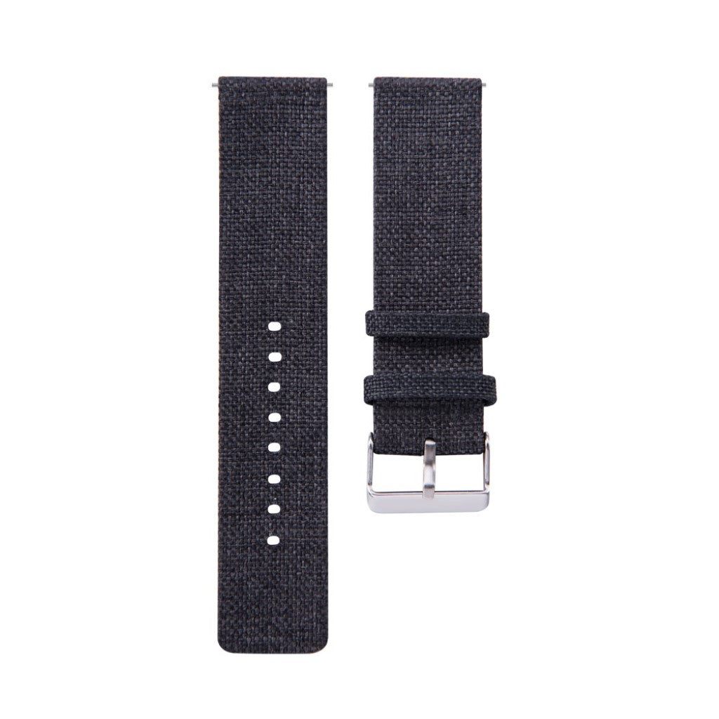 Mega hårdfør Fossil Gen 4 (40mm) Nylon Rem - Sort#serie_1