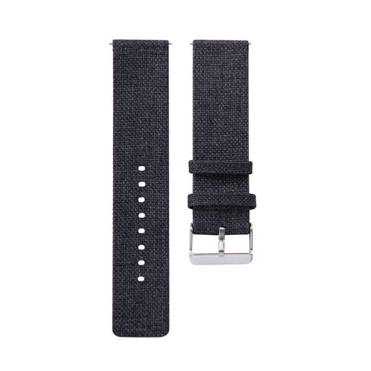 Mega hårdfør Fossil Gen 4 (40mm) Nylon Rem - Sort#serie_1