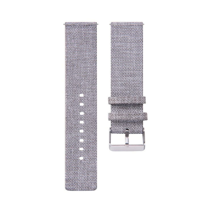 Mega hårdfør Fossil Gen 4 (40mm) Nylon Rem - Sølv#serie_2