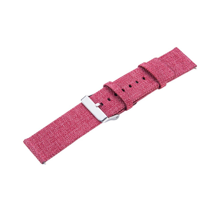Mega hårdfør Fossil Gen 4 (40mm) Nylon Rem - Rød#serie_3