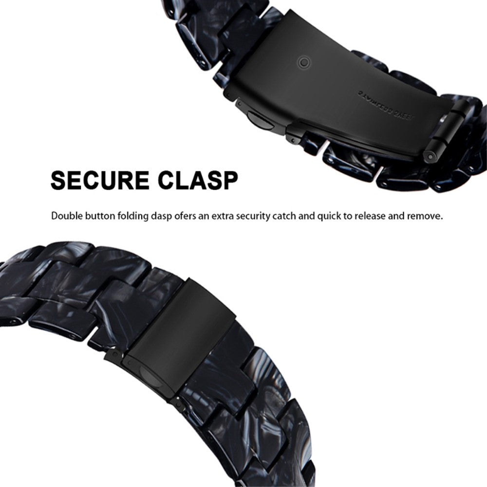 Super slidstærk Universal Fossil Plastik Rem - Sort#serie_8
