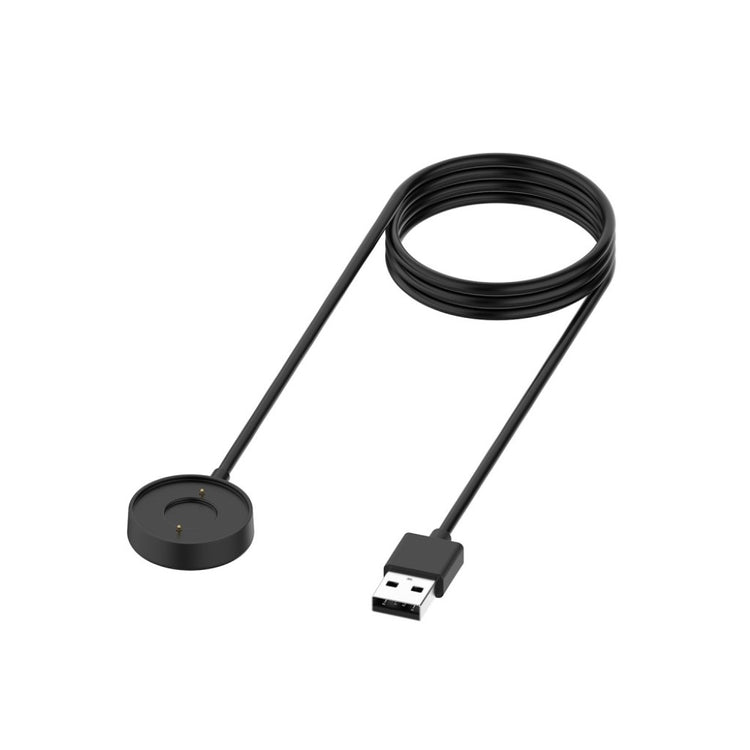 1m Plastik Fossil Hybrid Smartwatch HR USB Opladningskabel - Sort#serie_1