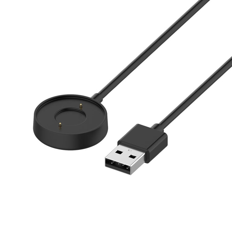 1m Plastik Fossil Hybrid Smartwatch HR USB Opladningskabel - Sort#serie_1