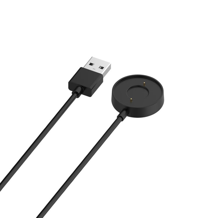 1m Plastik Fossil Hybrid Smartwatch HR USB Opladningskabel - Sort#serie_1