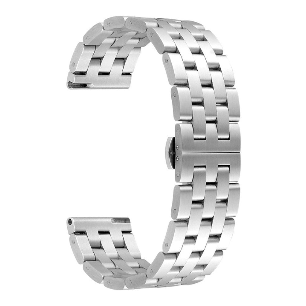 Meget flot Universal Fossil Metal Rem - Sølv#serie_2