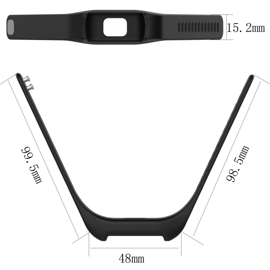 Cool TicWatch TicBand Silikone Rem - Sort#serie_1