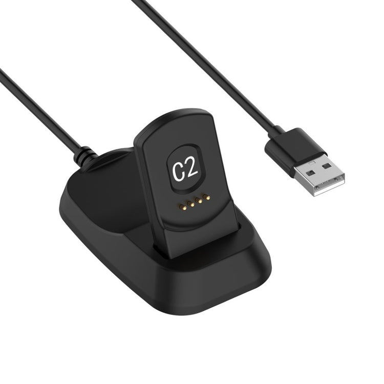 TicWatch C2 Onyx / TicWatch C2 Platinum Ladestation - Sort#serie_2