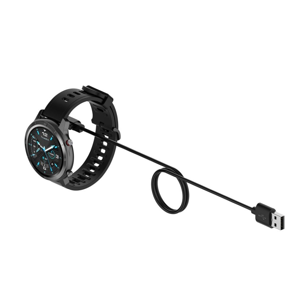 1m TicWatch GTX USB Opladningskabel - Sort#serie_1