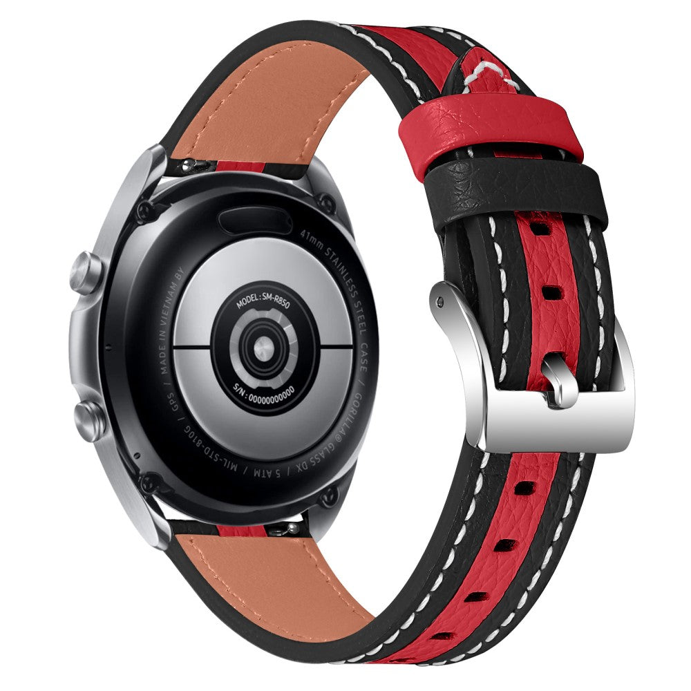 Komfortabel Withings Steel HR (40mm) Ægte læder Rem - Rød#serie_2