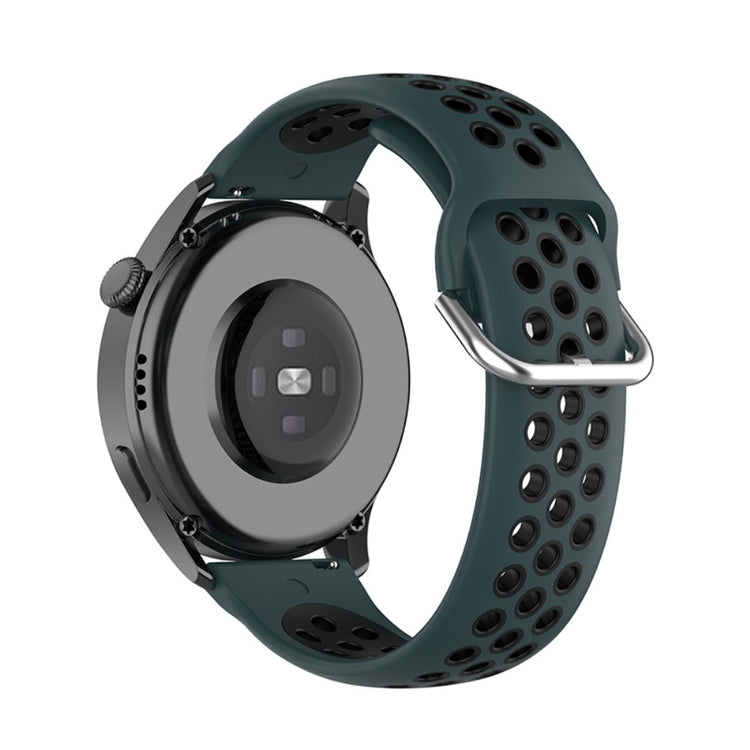 Fint Pebble 2 \ 2 SE / Pebble Time Round Large Silikone Rem - Grøn#serie_3
