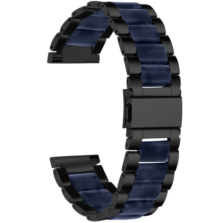 Elegant Pebble 2 \ 2 SE / Pebble Time Round Large Metal Rem - Sort#serie_3
