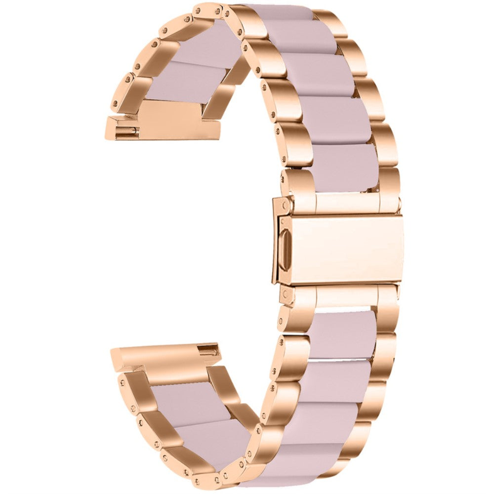 Elegant Pebble 2 \ 2 SE / Pebble Time Round Large Metal Rem - Pink#serie_8
