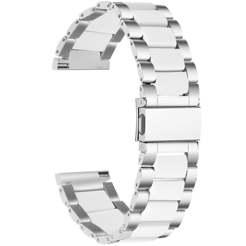 Yndigt Pebble 2 \ 2 SE / Pebble Time Round Large Metal Rem - Sølv#serie_1