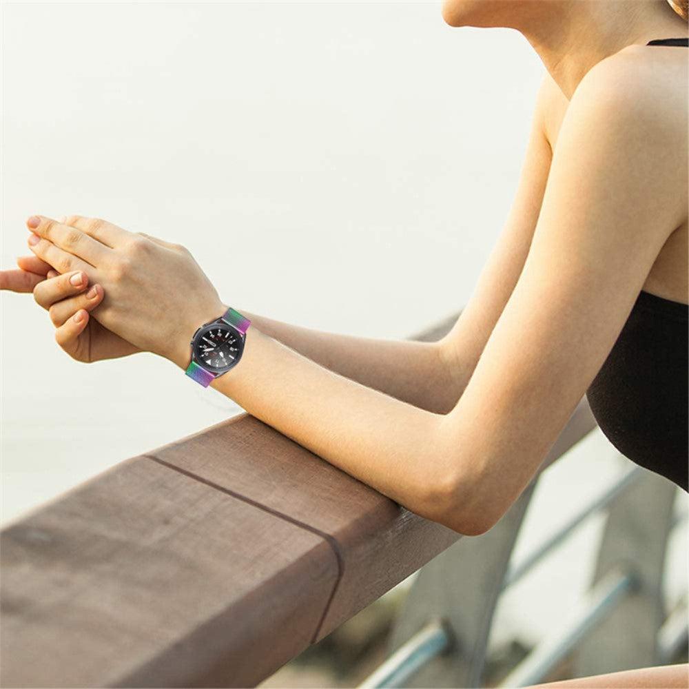 Eminent Pebble 2 \ 2 SE / Pebble Time Round Large Metal Rem - Flerfarvet#serie_5