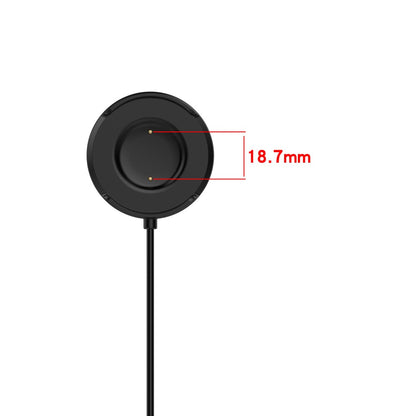 1m Plastik Vivo Watch 2  Magnetisk Opladningskabel - Sort#serie_2
