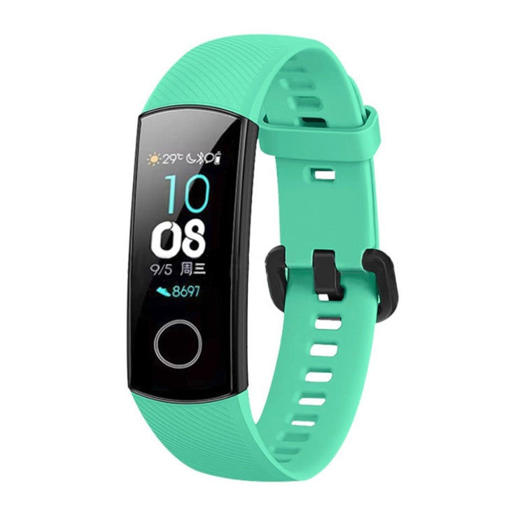Super flot Honor Band 5 Silikone Rem - Blå#serie_1