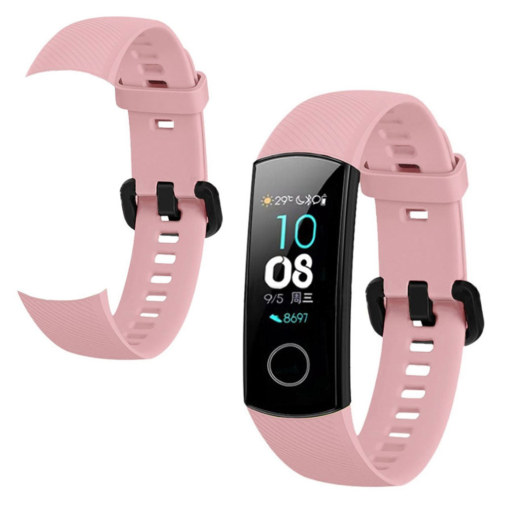 Vildt sejt Honor Band 5 Silikone Rem - Pink#serie_2