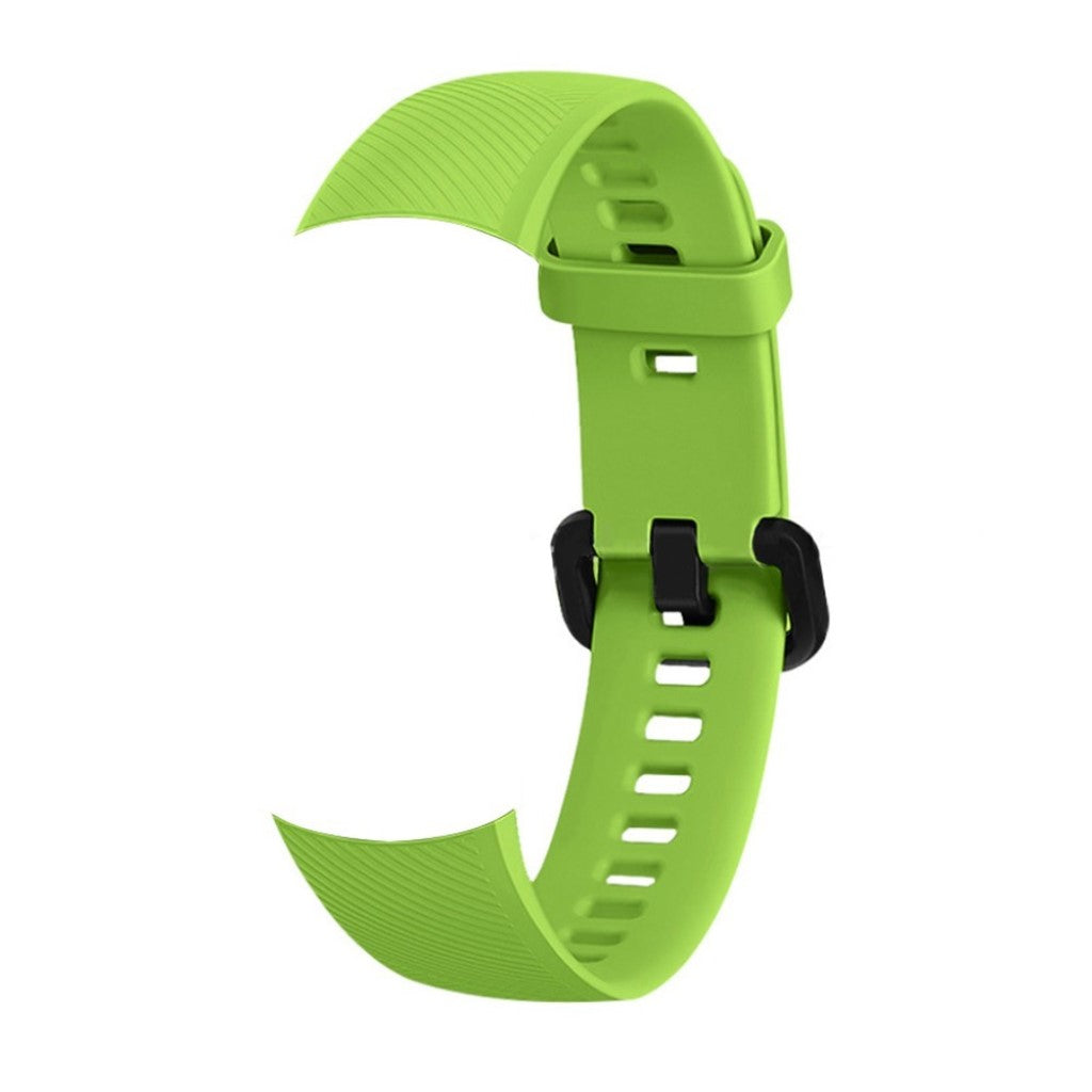 Super flot Honor Band 5 Silikone Rem - Grøn#serie_3