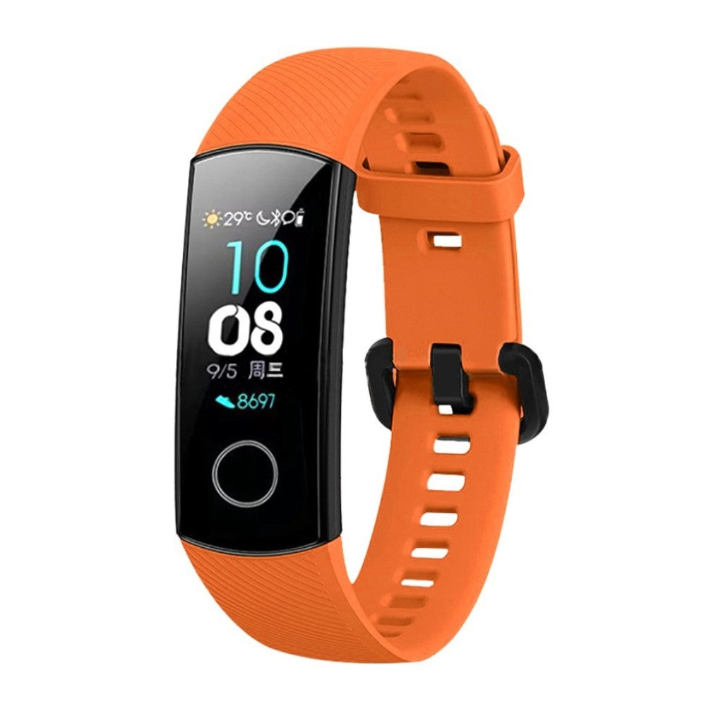 Super flot Honor Band 5 Silikone Rem - Orange#serie_6