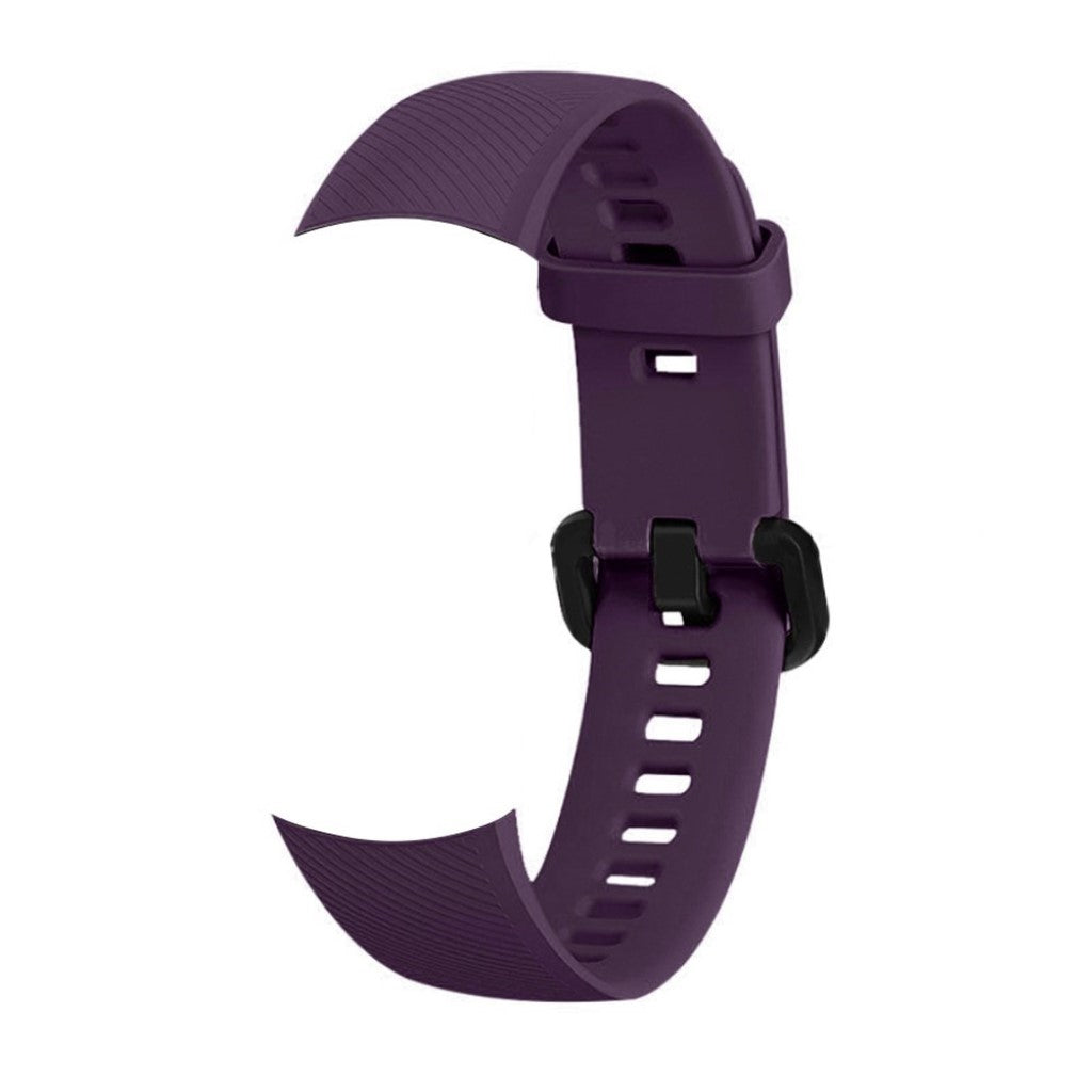 Super flot Honor Band 5 Silikone Rem - Lilla#serie_7