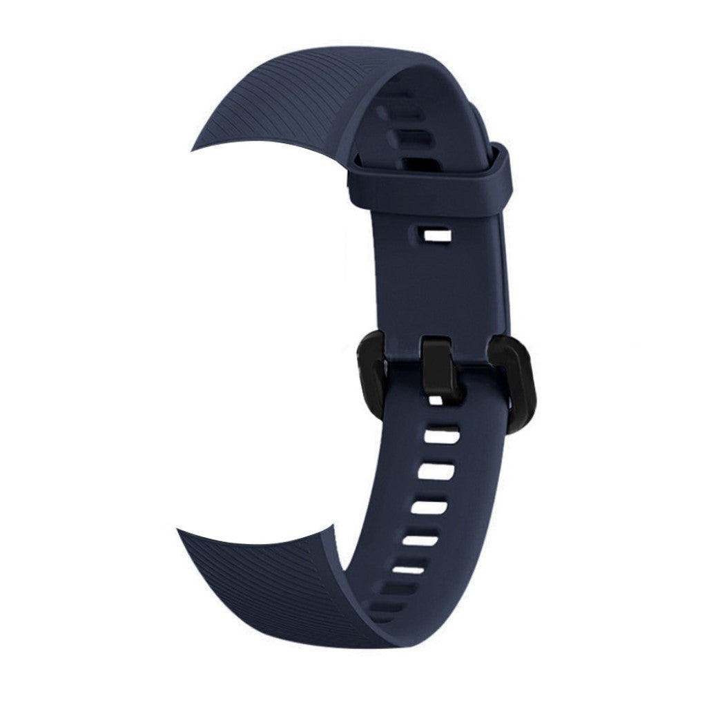 Super flot Honor Band 5 Silikone Rem - Blå#serie_8