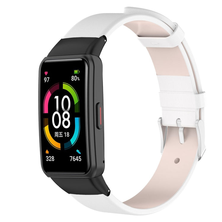 Rigtigt Godt Kunstlæder Universal Rem passer til Smartwatch - Hvid#serie_1