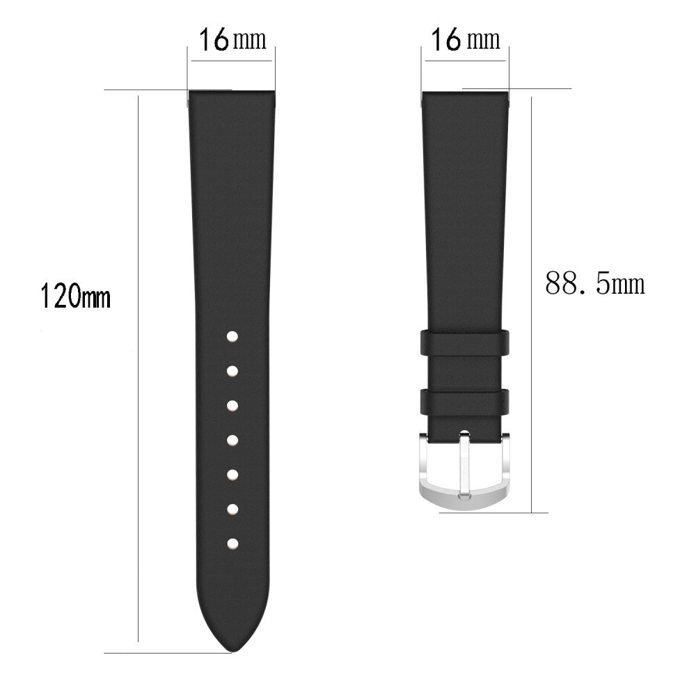 Rigtigt Godt Kunstlæder Universal Rem passer til Smartwatch - Hvid#serie_1