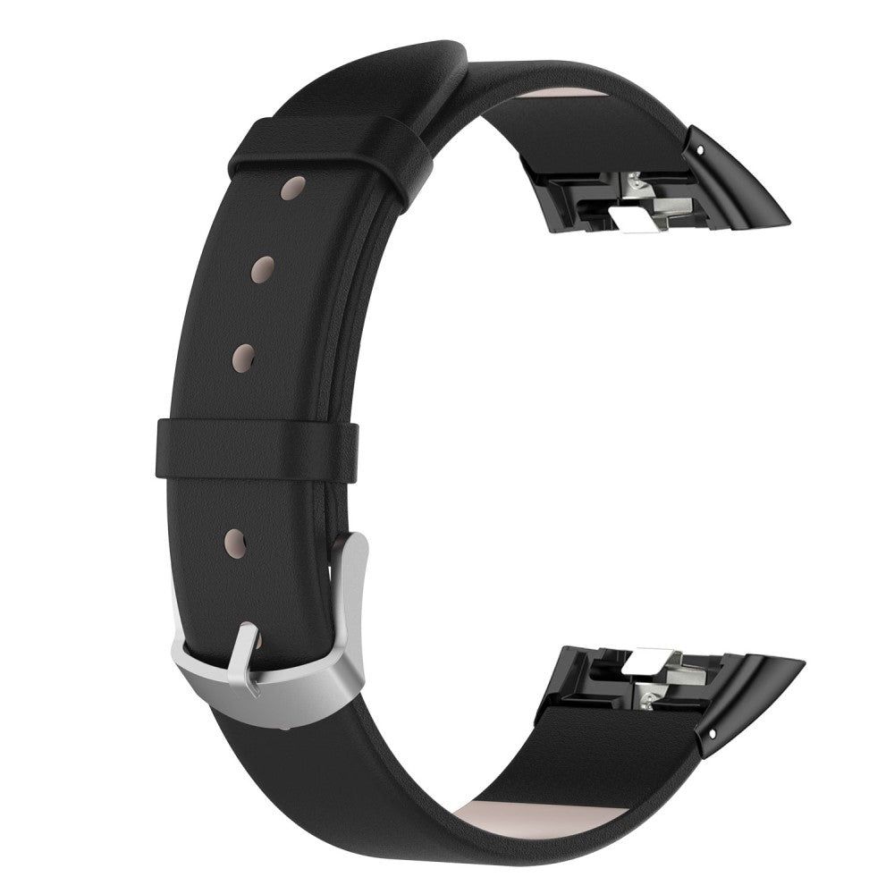 Rigtigt Godt Kunstlæder Universal Rem passer til Smartwatch - Sort#serie_2