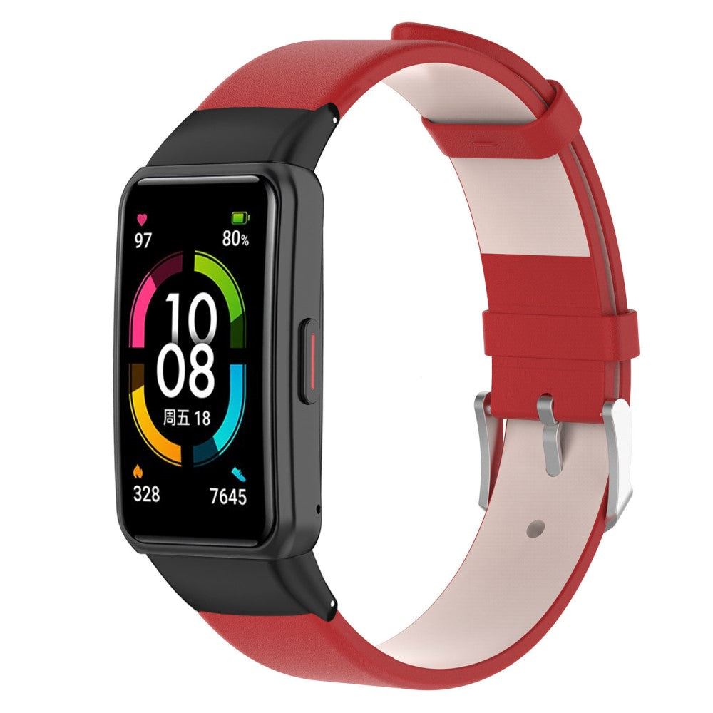 Rigtigt Godt Kunstlæder Universal Rem passer til Smartwatch - Rød#serie_3