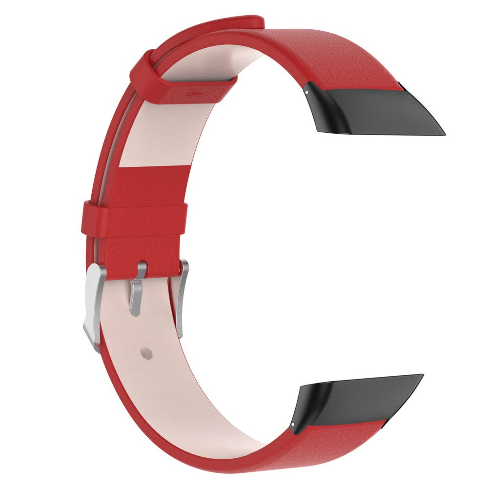 Rigtigt Godt Kunstlæder Universal Rem passer til Smartwatch - Rød#serie_3