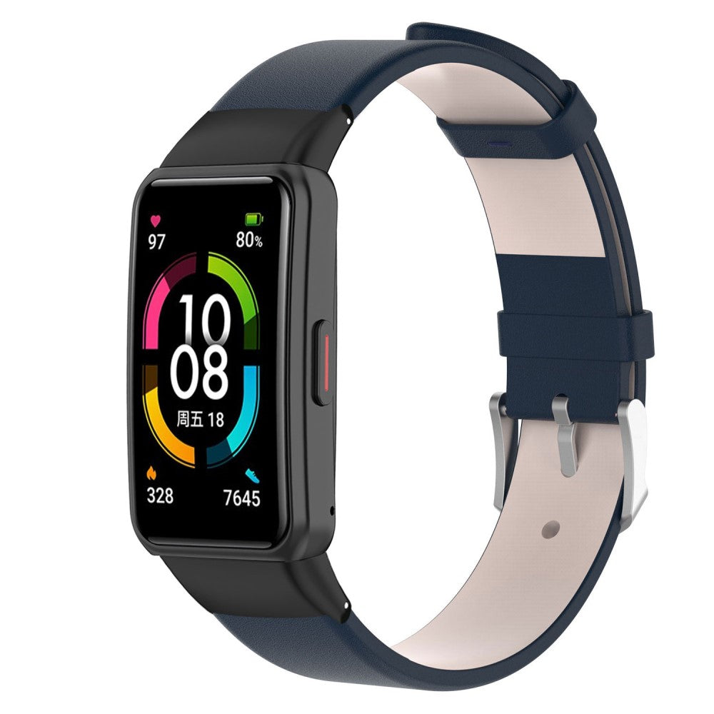 Rigtigt Godt Kunstlæder Universal Rem passer til Smartwatch - Blå#serie_4
