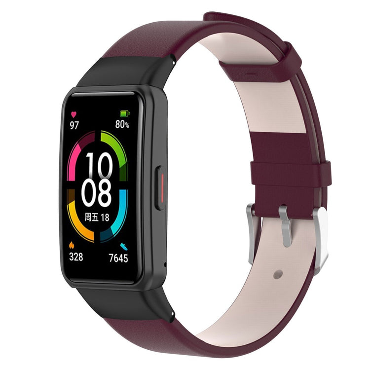 Rigtigt Godt Kunstlæder Universal Rem passer til Smartwatch - Rød#serie_5