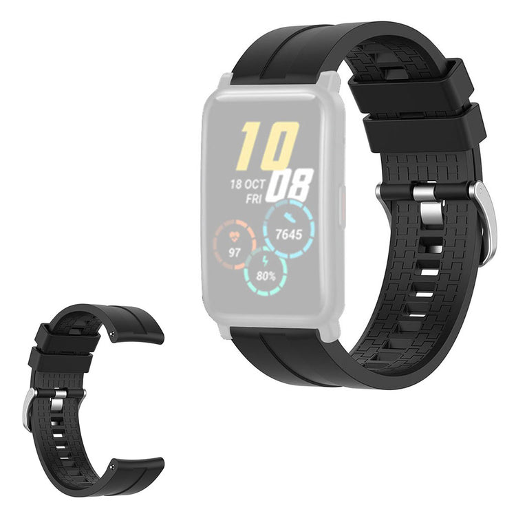Honor Watch ES silicone watch band - Black#serie_8