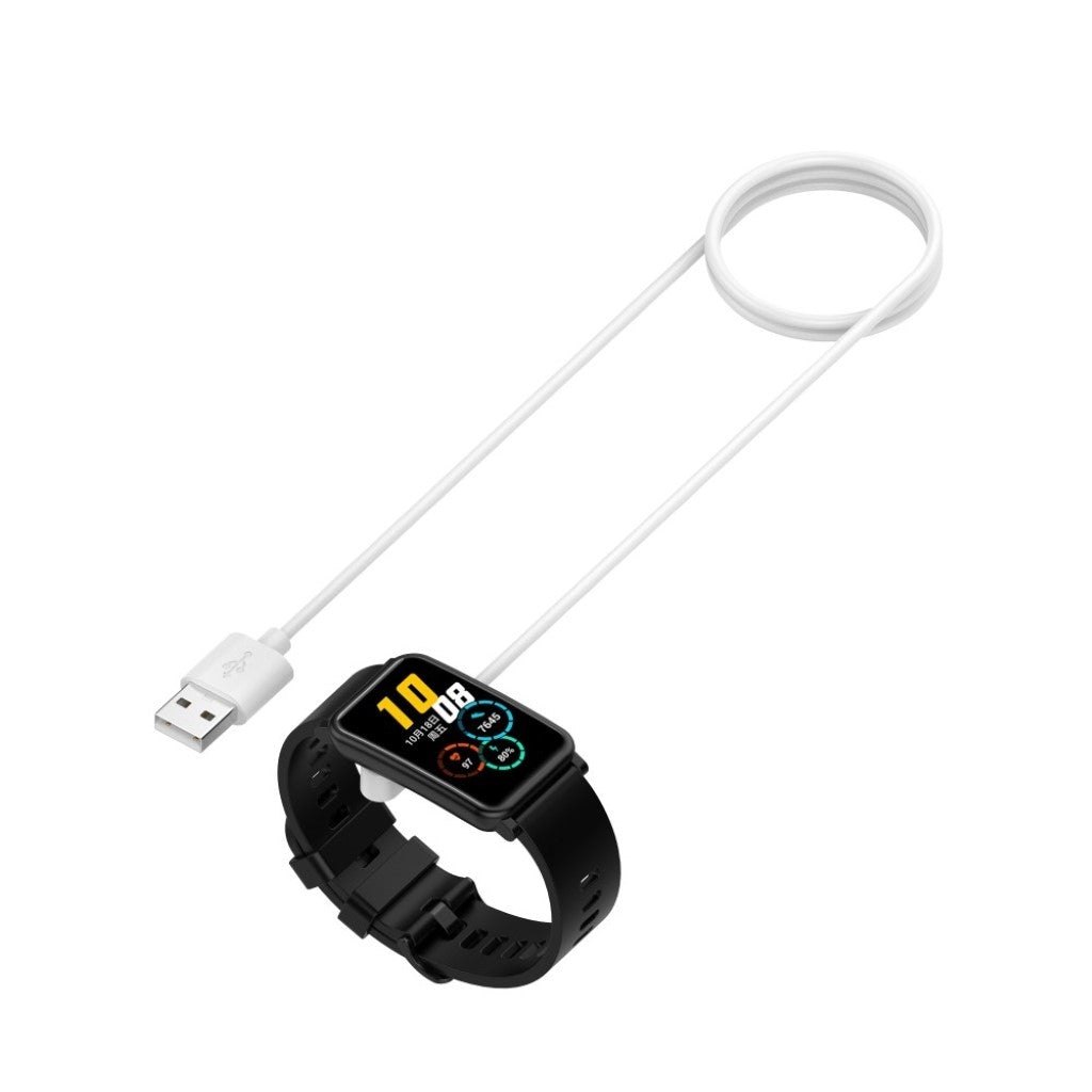 100cm Universal Smartwatch    USB Opladningskabel - Hvid#serie_2