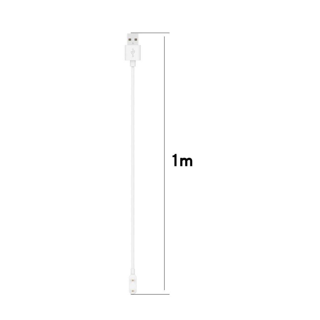 100cm Universal Smartwatch    USB Opladningskabel - Hvid#serie_2