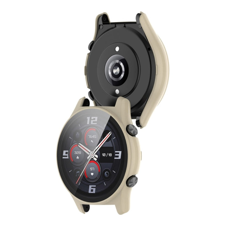 Super Godt Honor Watch GS 3 Cover med Skærmbeskytter i Plastik og Hærdet Glas - Brun#serie_1