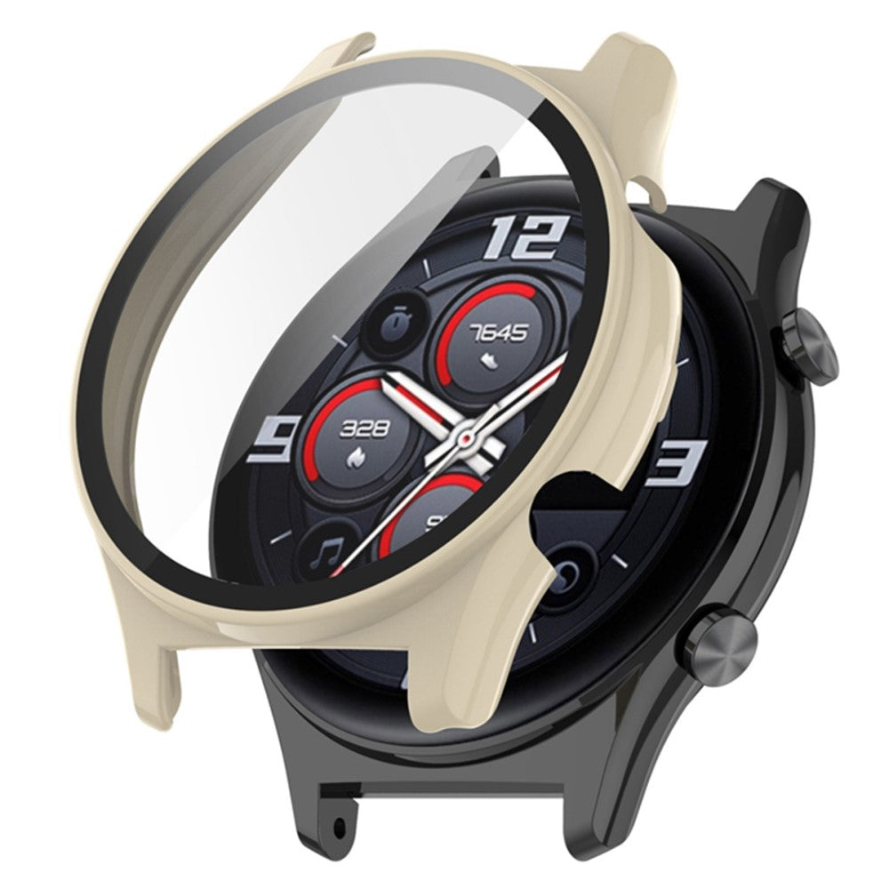 Super Godt Honor Watch GS 3 Cover med Skærmbeskytter i Plastik og Hærdet Glas - Brun#serie_1