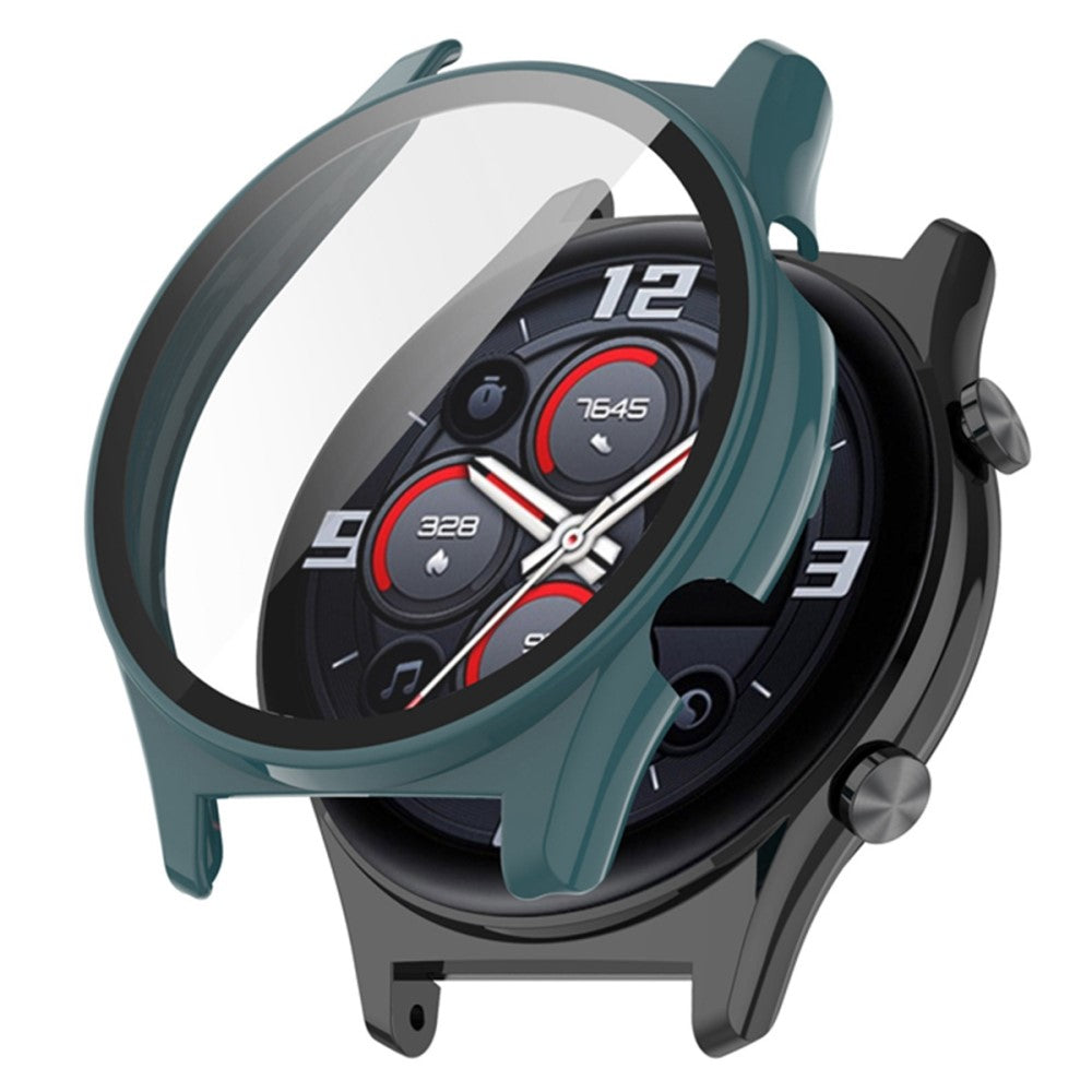 Super Godt Honor Watch GS 3 Cover med Skærmbeskytter i Plastik og Hærdet Glas - Grøn#serie_3