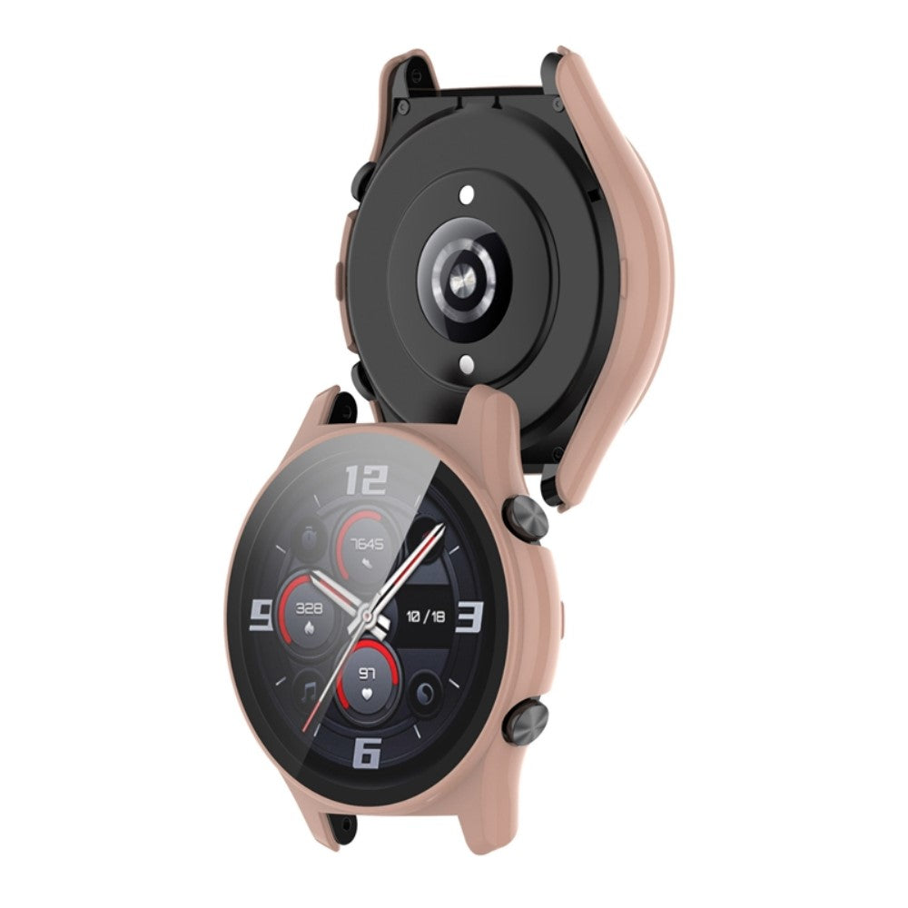 Super Godt Honor Watch GS 3 Cover med Skærmbeskytter i Plastik og Hærdet Glas - Pink#serie_5