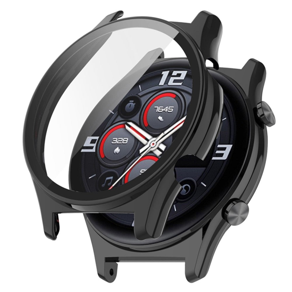 Super Godt Honor Watch GS 3 Cover med Skærmbeskytter i Plastik og Hærdet Glas - Sort#serie_6
