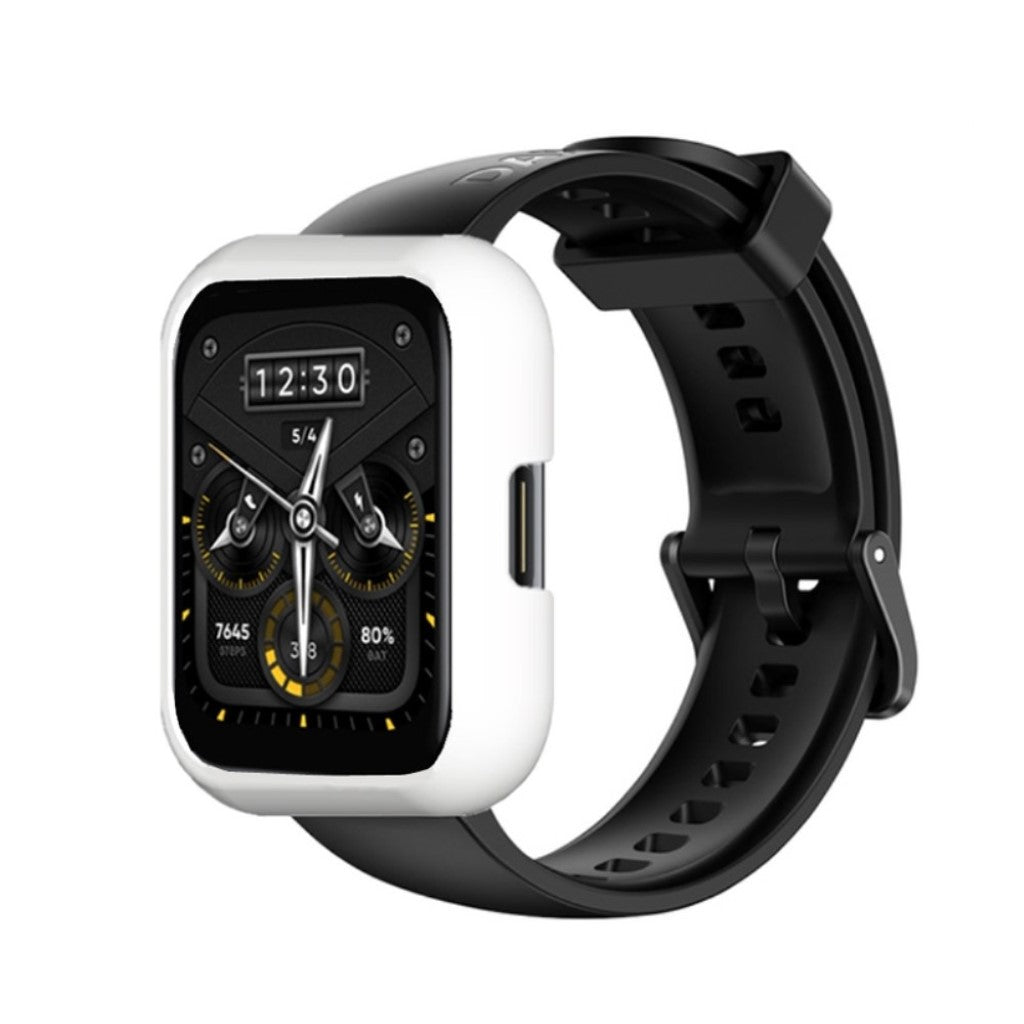 Realme Watch 2 Pro Enkel Silikone Bumper  - Hvid#serie_1