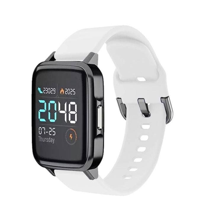 Helt vildt cool Haylou SmartWatch Silikone Rem - Størrelse: L - Hvid#serie_1