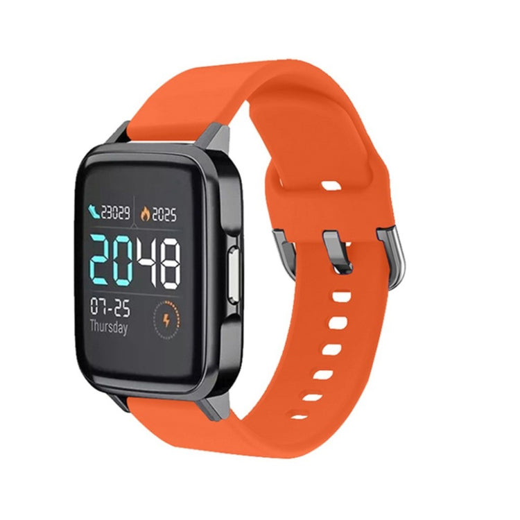 Helt vildt cool Haylou SmartWatch Silikone Rem - Størrelse: L - Orange#serie_2