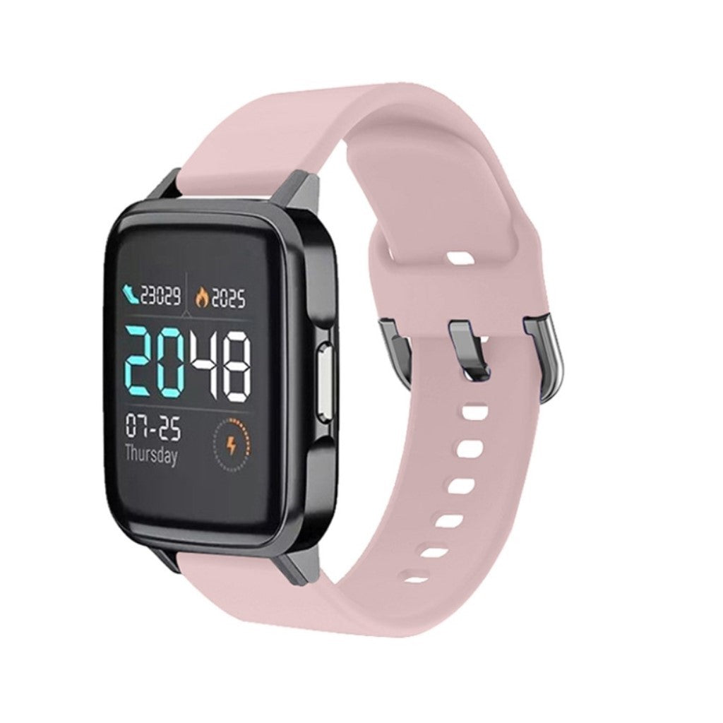 Helt vildt cool Haylou SmartWatch Silikone Rem - Størrelse: L - Pink#serie_3
